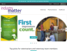 Tablet Screenshot of industrymatter.com